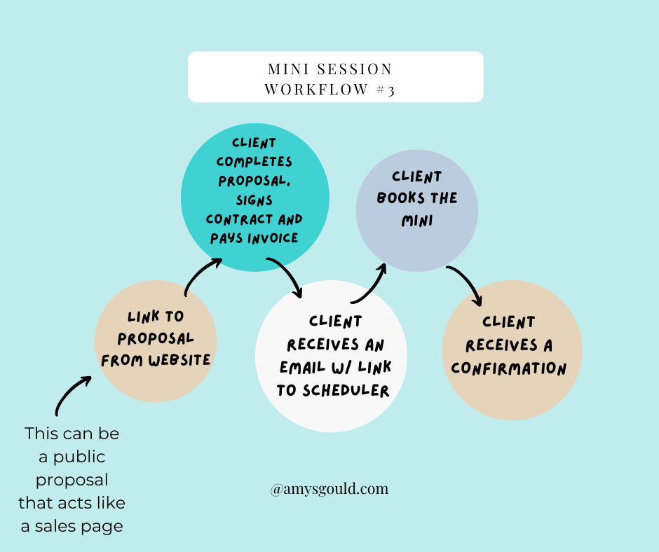 Mini-Sessions workflow examples