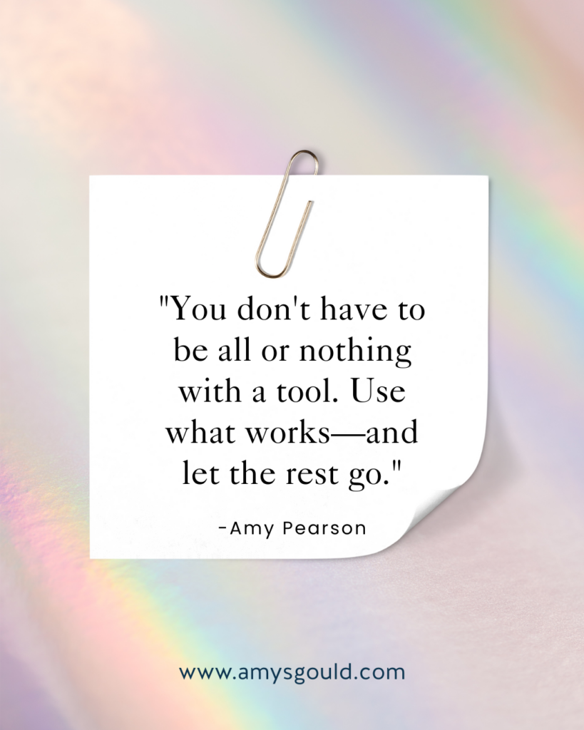 It doesn't have to be Aisle Planner vs HoneyBook or Dubsado. You don't have to be all or nothing with a tool. Use what works - and let the rest go